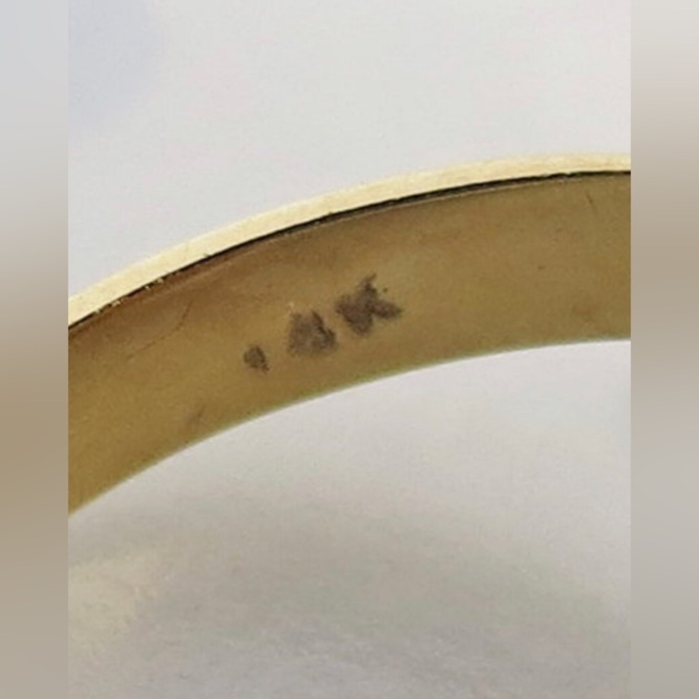 AMAZING VINTAGE ESTATE AUTHENTIC 22K DOS PESOS COIN RING IN 14K BEZEL- SIZE 4.5 - Picture 11 of 15